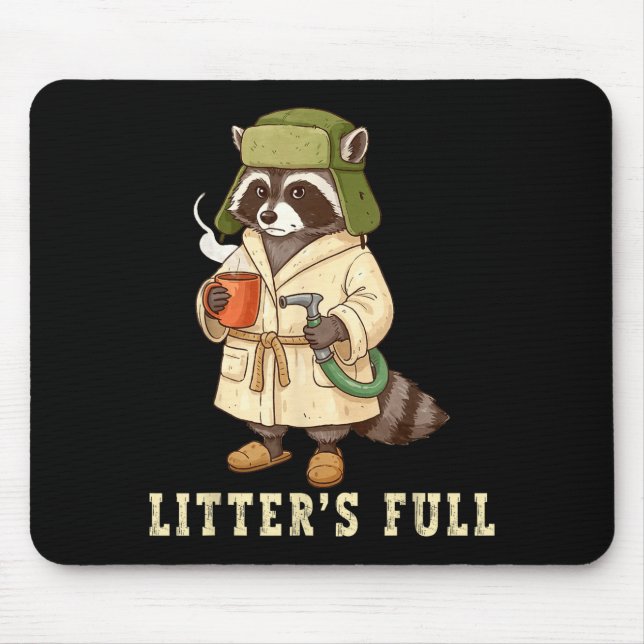 Litter’s Full Funny Raccoon Christmas Mpy Raccoon  Musmatta (Framsidan)