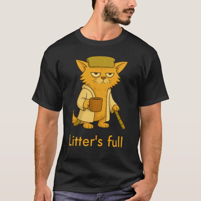 Litter’s Full.Grumpy Mode: ON T Shirt (Framsida)