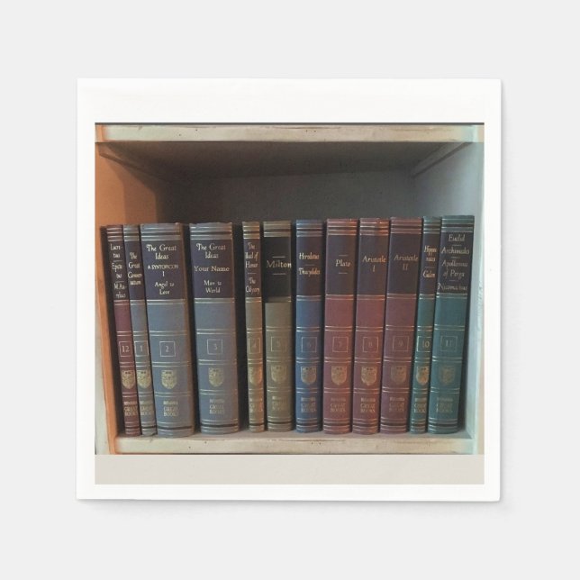 litterär bok-grupp pappersservett (Framsidan)