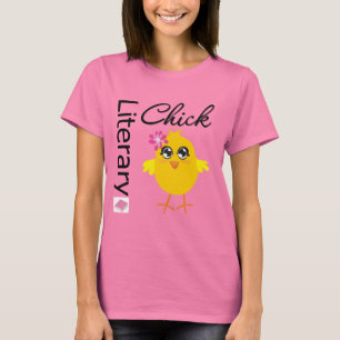 Litterär chick t-shirt