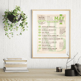 Litterär kalender kan Poster