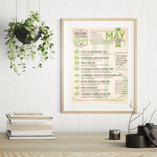 Litterär kalender kan Poster (Skapare uppladdad)