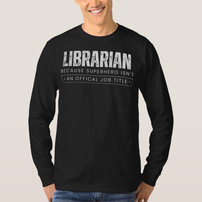 Litterära med kretsar: bibliotekarier - för Toppen T Shirt (Framsida)