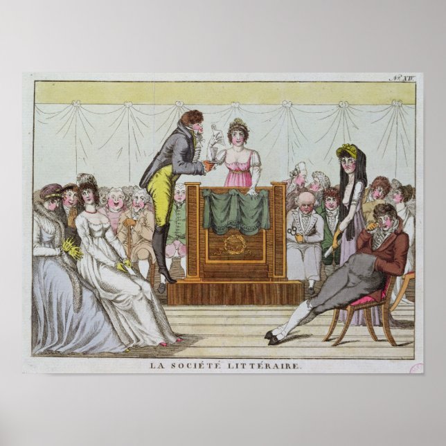 Litterära samhället poster (Framsidan)