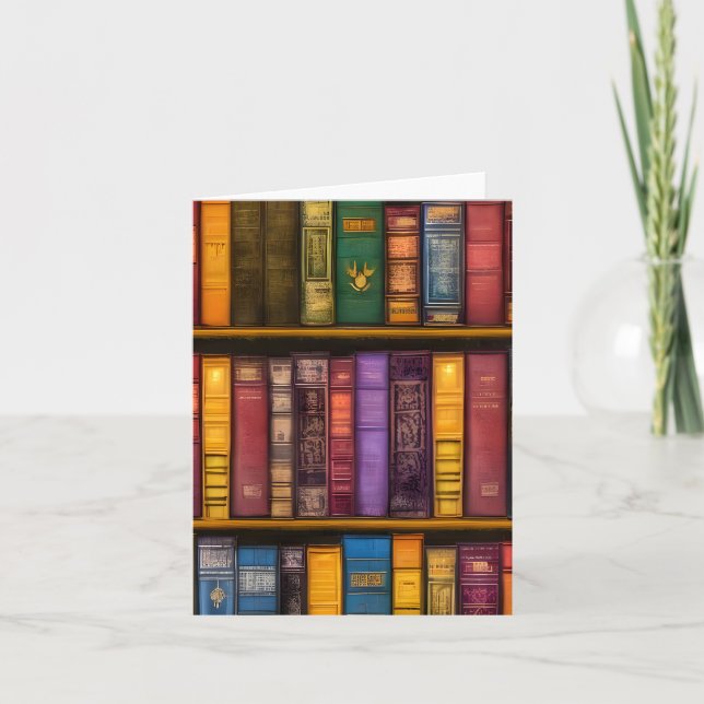 Litterära skatter - klassiskt Bokar Kort (Framsida)