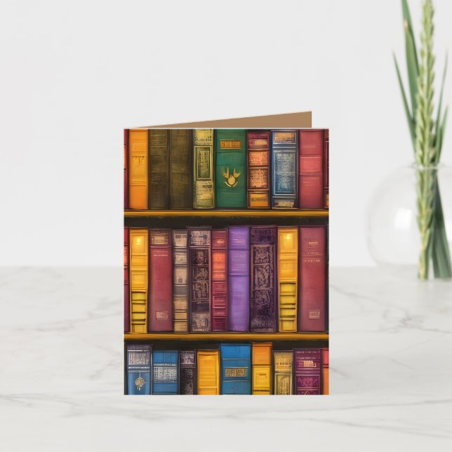 Litterära skatter - klassiskt Bokar Kort (Framsida)