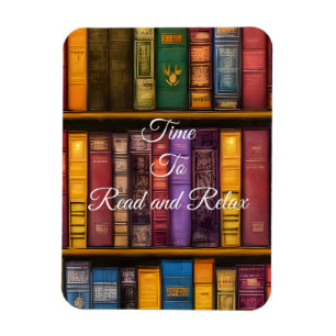Litterära skatter - klassiskt Bokar Magnet