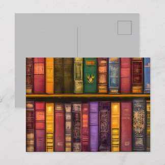 Litterära skatter - klassiskt Bokar Vykort