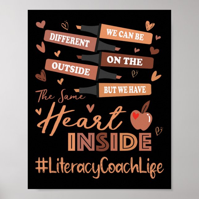 Litteratess coach vi kan vara annorlunda än Black  Poster (Framsidan)