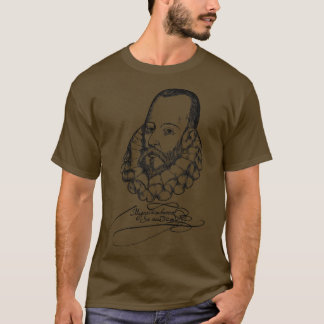 Litteratur för Cervantes spansk författare bokar T Shirt