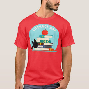 Litteraturdagsdiagram för bok i Lycklig i Internat T Shirt