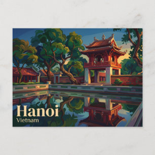 Litteraturens tempel Vietnam Vykort
