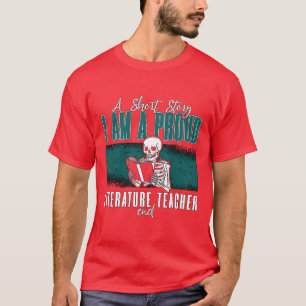 Litteraturlärare En novell Jag är en bibliotekarie T Shirt