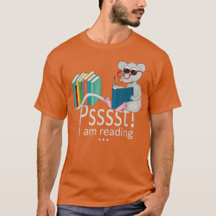 Litteraturläsning av Bokar Bok Älskare och Råtta T Shirt