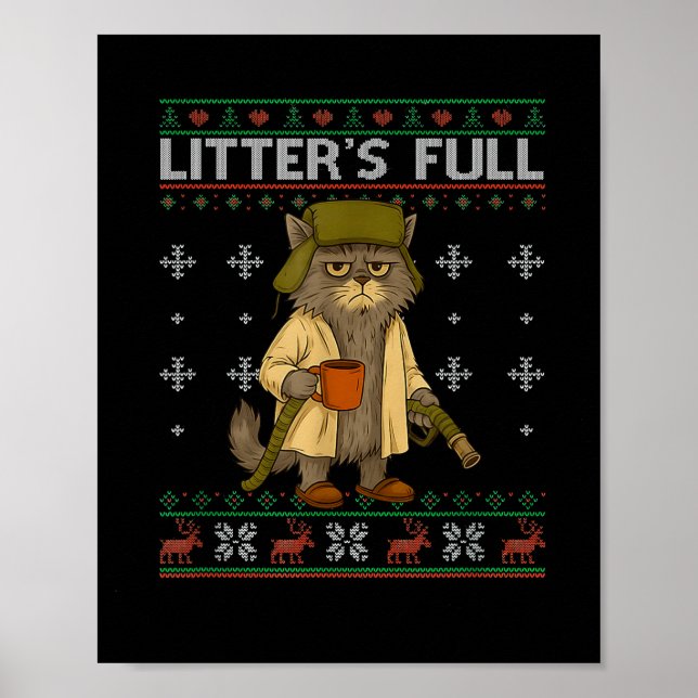 Litter's Full Funny Parody Outfit Sarcastic Christ Poster (Framsidan)