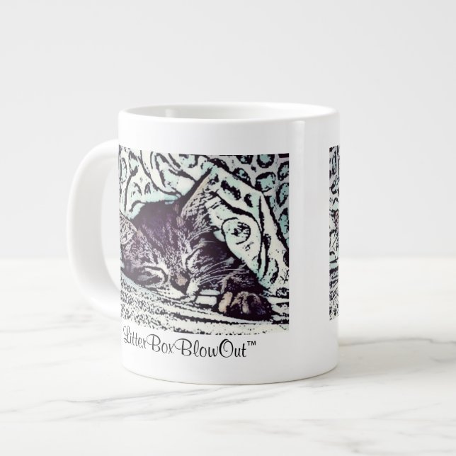 LitterutaBlowOut Jumbo Mugg (Framsida vänster)