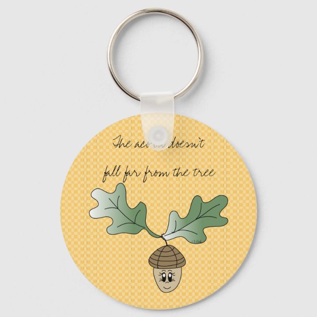 Little Acorn Keychain Nyckelring (Framsida)