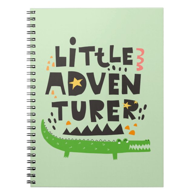 Little Adventurer Alligator Anteckningsbok (Framsidan)