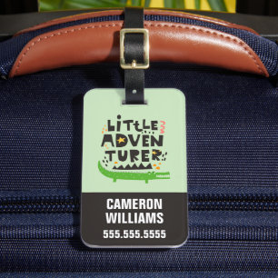 Little Adventurer Alligator Bagagebricka