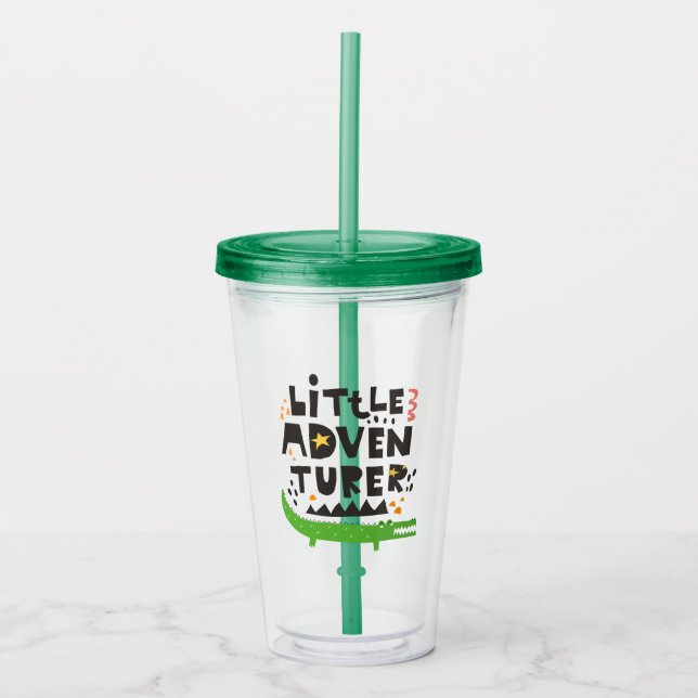 Little Adventurer Alligator Take Away Mugg (Framsida)