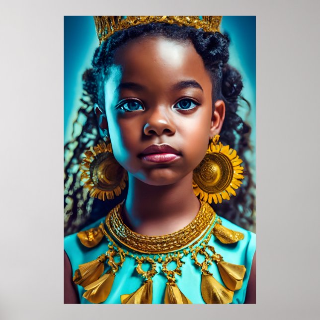 Little African princess, Black-History-Month Herit Poster (Framsidan)