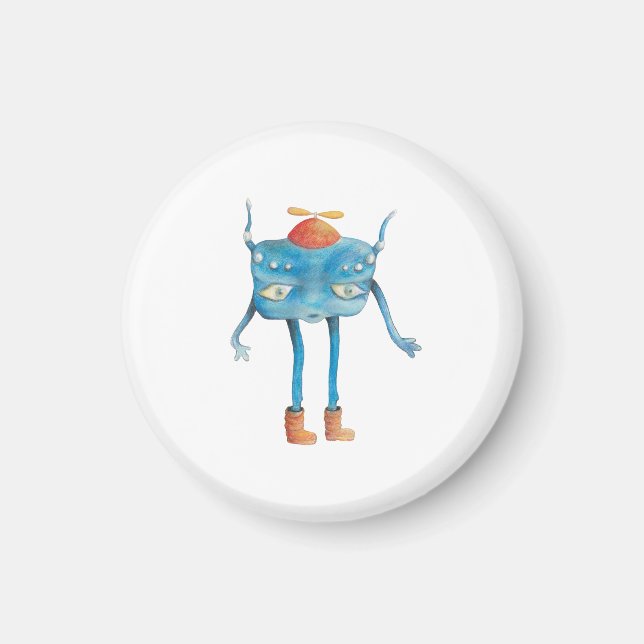 Little Alien Pi Magnet (Framsidan)