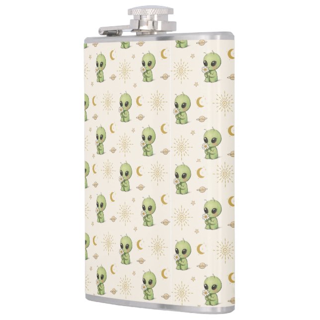 Little Alien Smells Flower for First Time Fickplunta (Vänster)