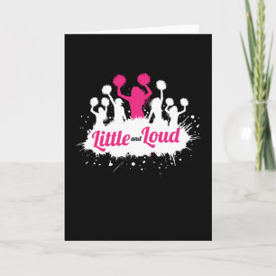 Little and Loud Cheerledande CheerLedare Kort
