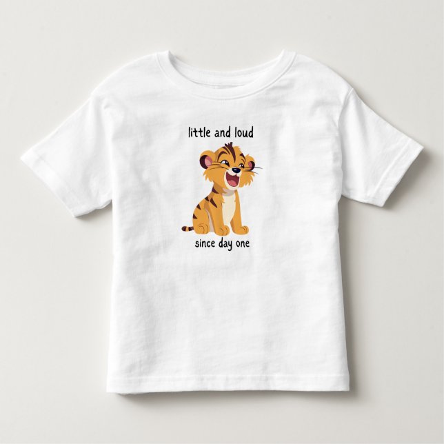 Little and Loude sen Day One T Shirt (Framsida)