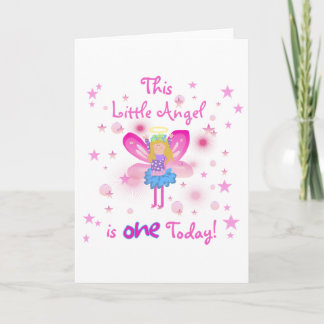 Little Angel 1:a Birthday Tshirts och Gifts Kort