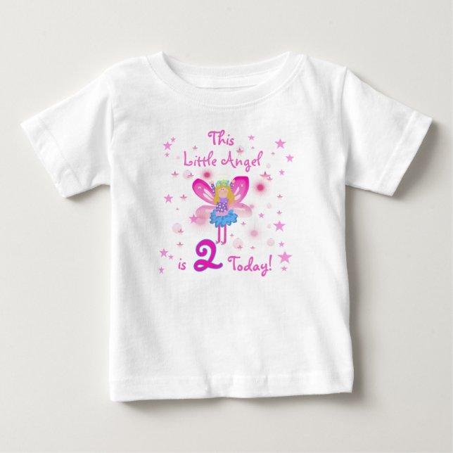 Little Angel 2:a födelsedagen Tee (Framsida)