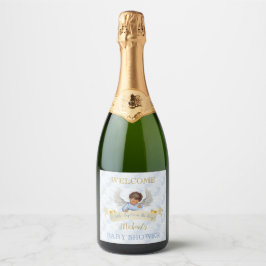 Little Angel Blue Vingar Sparkling Vin etikett
