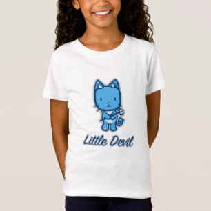 "Little Angel.. Little Djävulen" Flickans Ringer T Tee