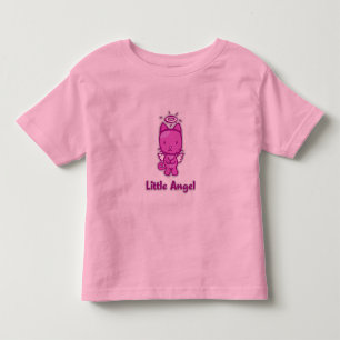 "Little Angel.. Little Djävulen" Småbarn Ringer Tee Shirt