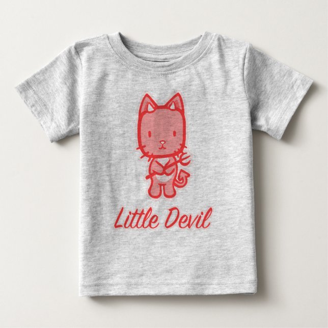 "Little Angel.. Little Djävulen" Tee (Framsida)