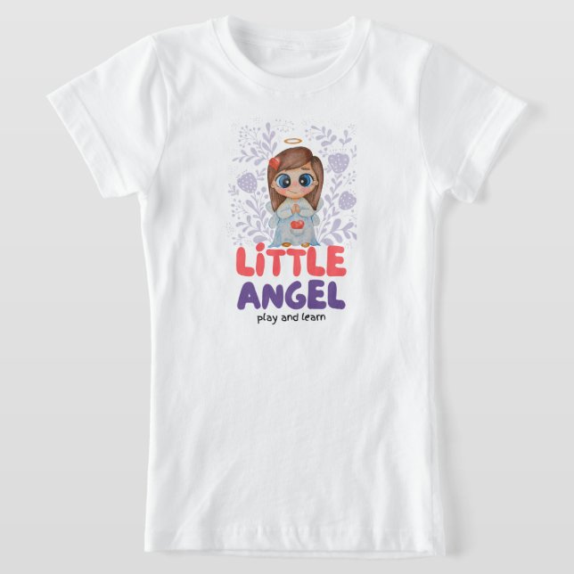 Little Angel Nursery Rhymes T Shirt (Laydown)