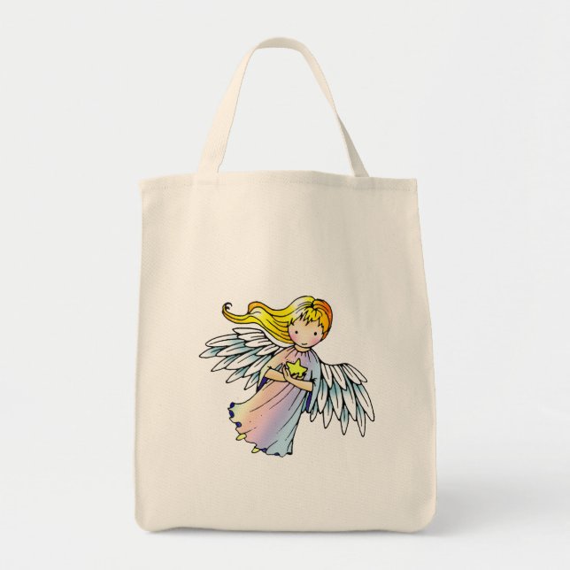 Little Angel Organic Tote Bag Tygkasse (Framsidan)