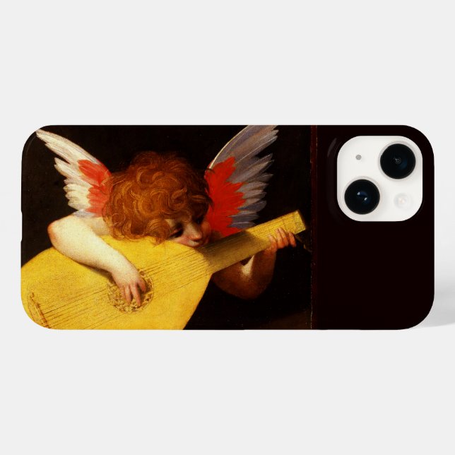 LITTLE ANGEL PLAYING LUTE Music Skapar Cherub (Baksida (horisontell))