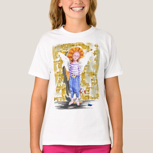 Little Angel T-Shirt Painting (Framsida)