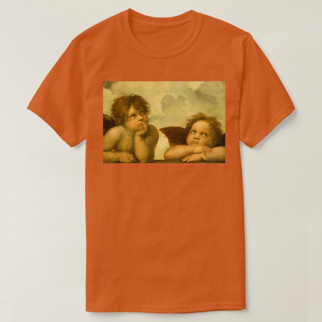 Little Änglar Cherubs by Raphael T Shirt (Design framsida)