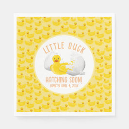 Little Anka Hatching Soon Baby Shower Pappersservett