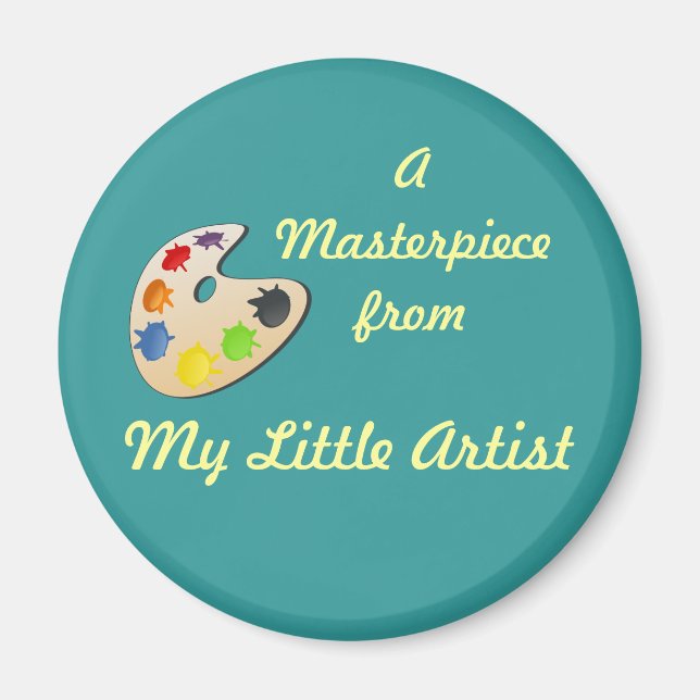 Little Artist Anpassningsbar Magnet MM18N (Framsidan)