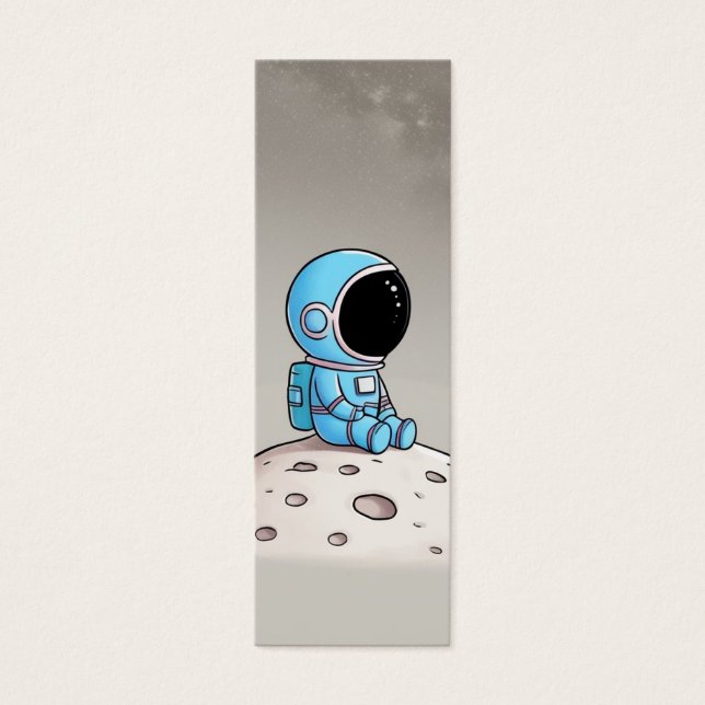 Little astronaut Bookmark Litet Visitkort (Framsidan)