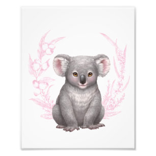 Little Aussie Friends - Koala - Färg Fototryck