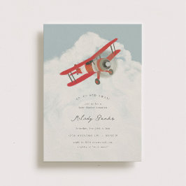 Little Aviator Baby Shower Inbjudningar