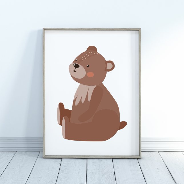 Little Baby Bear Nursery Poster (Skapare uppladdad)