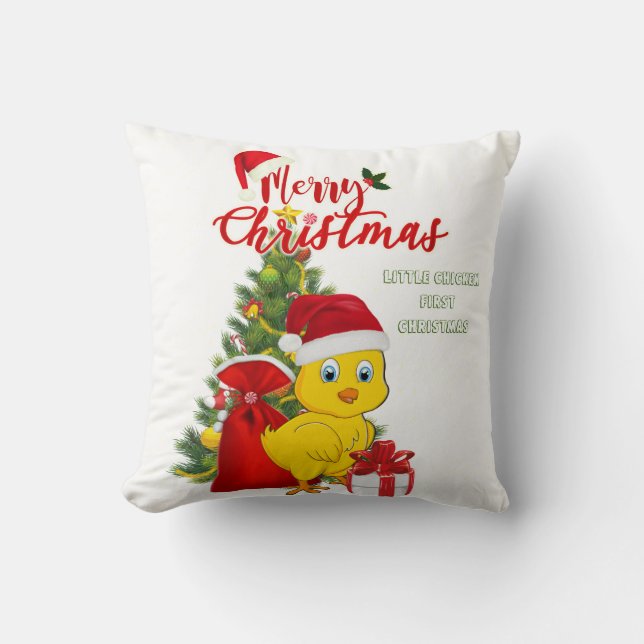 Little Baby Chicken-jul Kudde (Framsida)