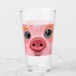 Little Baby Pig Glass Smile - underbart Glaskopp