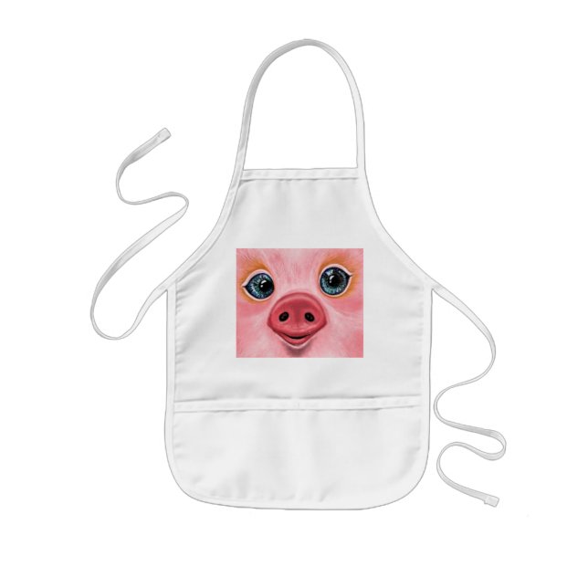 Little Baby Piggy - Smile Barnförkläde (Framsidan)