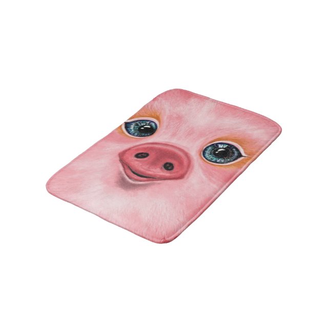 Little Baby Piglet Bath Mat - Smile Badrumsmatta (Vinklad)